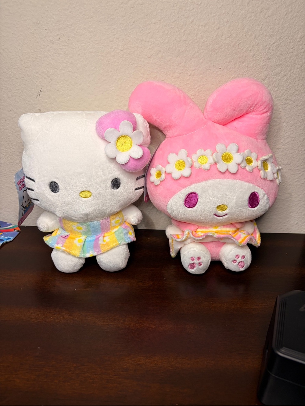 Sanrio Hello Kitty My Melody Sanrio Flower plush bundle